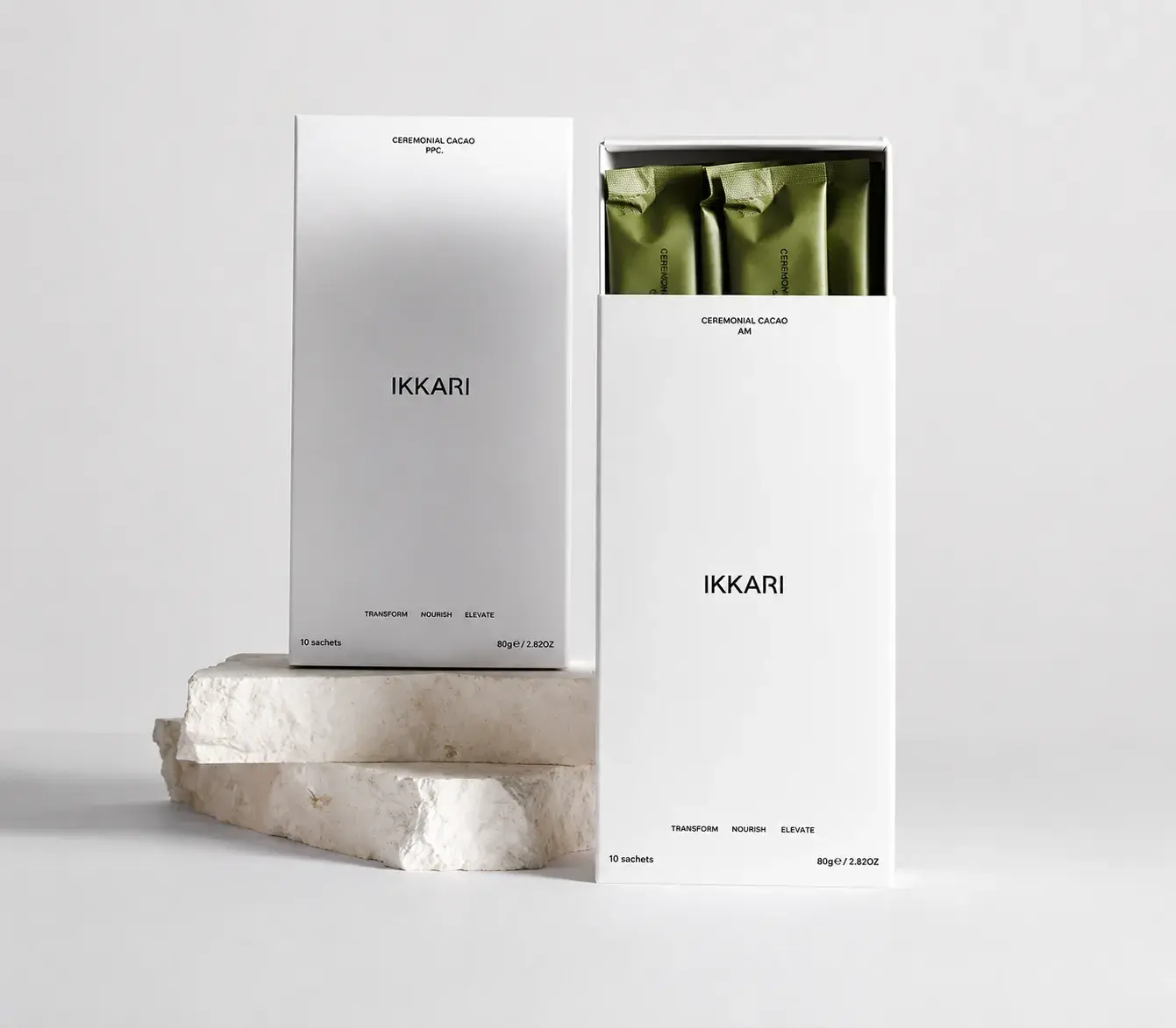 White packaging ikkari
