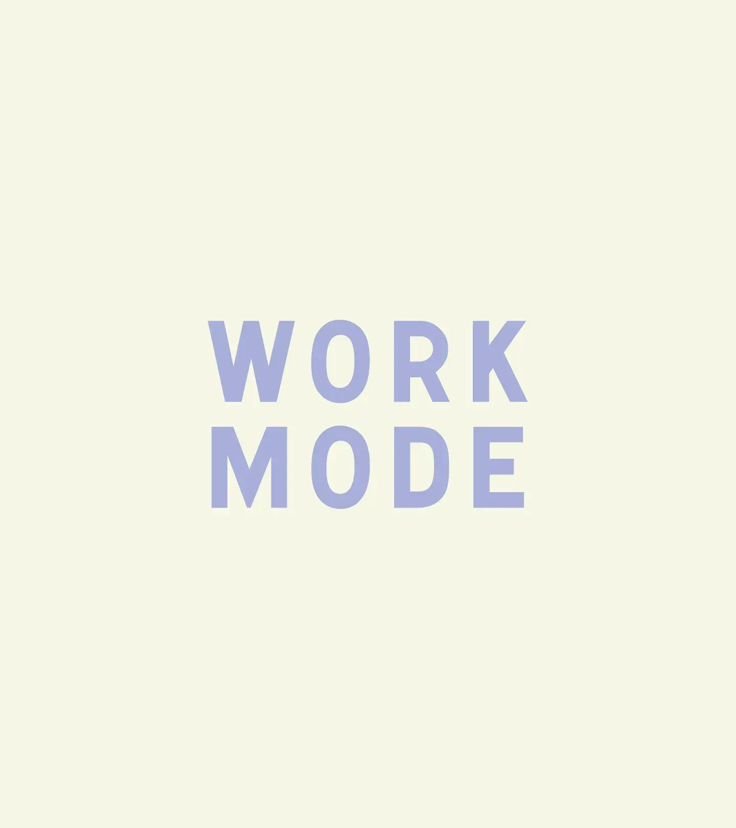 A gif showing the full logo in the color purple on a beige background